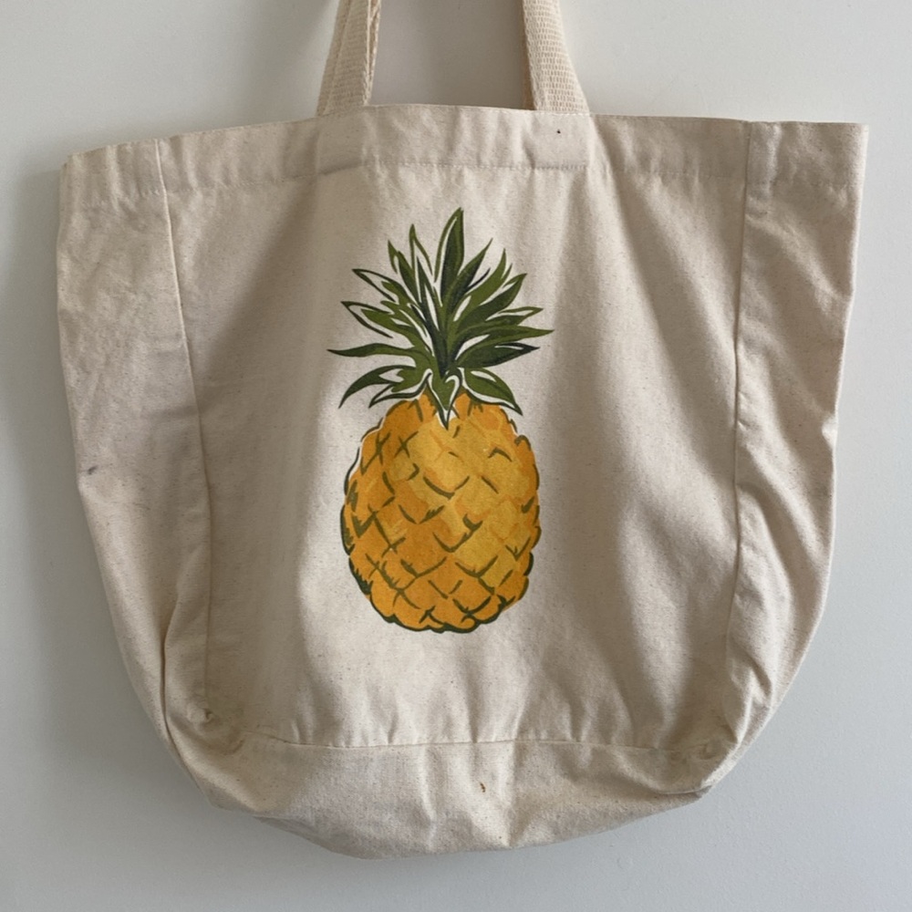 Pineapple Printed Canvas Bag - image 3